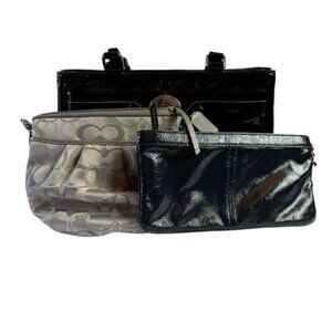 BUNDLE of 3-COACH Handbags, Like New (BB1328B)